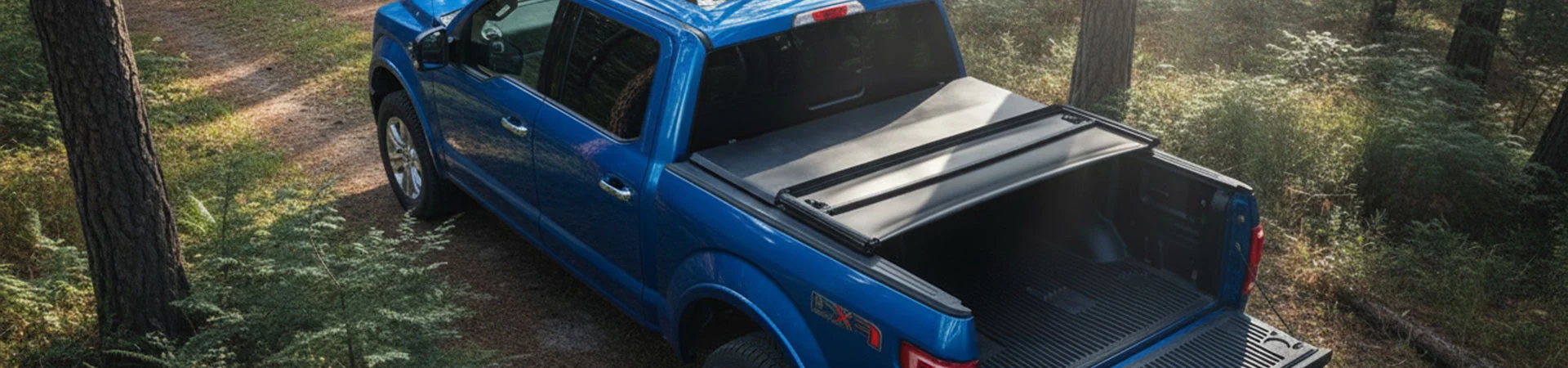 Yumuşak Vinil Üç Katlı Tonneau Örtüsü