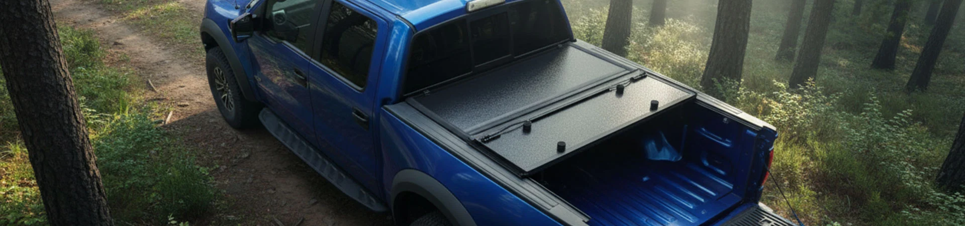 Düşük Profilli Sert Üç Katlı Tonneau Kapağı