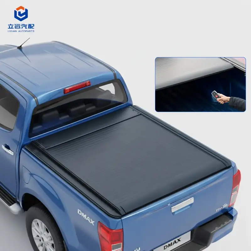Isuzu için Elektrikli Sert Alüminyum Geri Çekilebilir Tonneau Kapağı