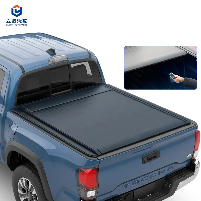 Toyota için Elektrikli Sert Alüminyum Geri Çekilebilir Tonneau Kapağı