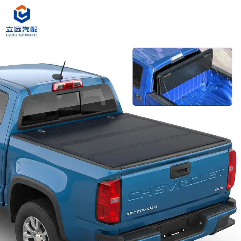 Chevrolet için Düşük Profilli Sert Dört Katlı Tonneau Kapağı