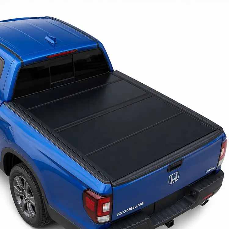 Honda Ridgeline için Düşük Profilli Sert Dört Katlı Tonneau Kapağı