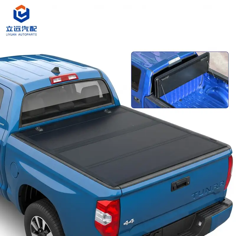 Toyota için Düşük Profilli Sert Dört Katlı Tonneau Kapağı