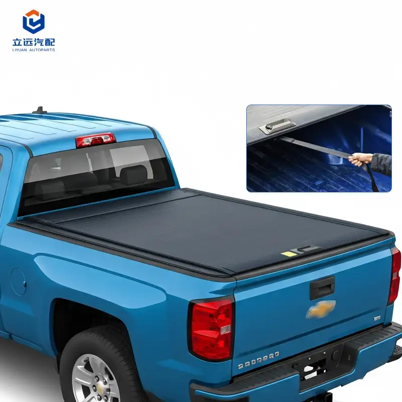 Chevrolet Dodge için Manuel Sert Alüminyum Geri Çekilebilir Tonneau Kapağı