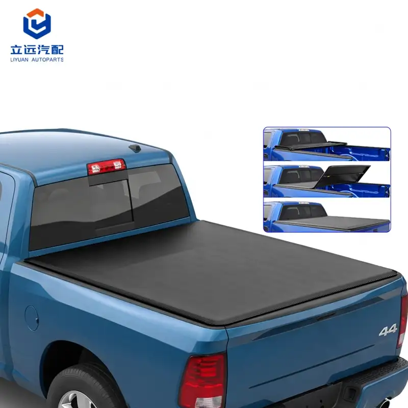 Dodge için Yumuşak Vinil Üç Katlı Tonneau Kapağı